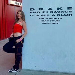 Fashion Nova Vibrant Red Crop Top